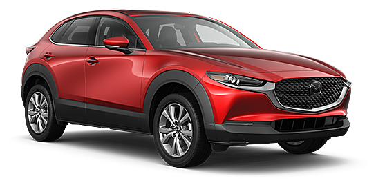 Soul Red Crystal Metallic Mazda CX-30 GT