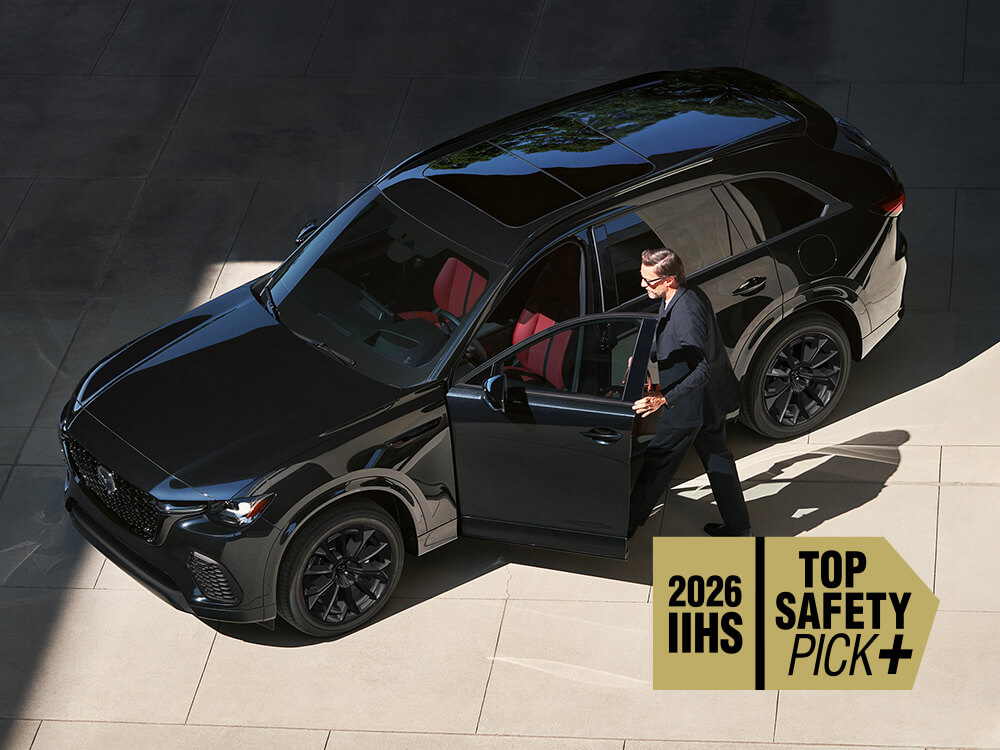 The Mazda CX-70 is a 2026 IIHS TOP SAFETY PICK+.