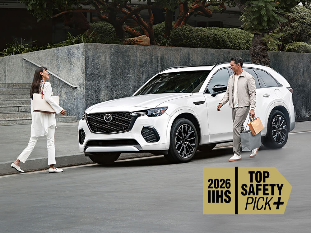 The Mazda CX-70 is a 2026 IIHS TOP SAFETY PICK+.