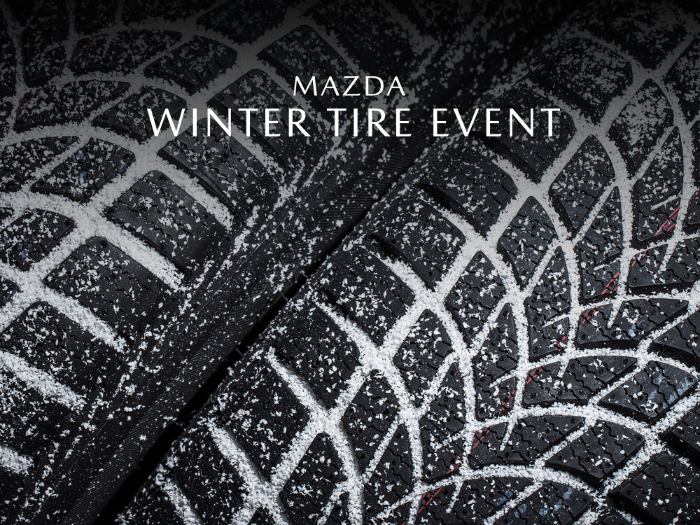 A set of winter tires