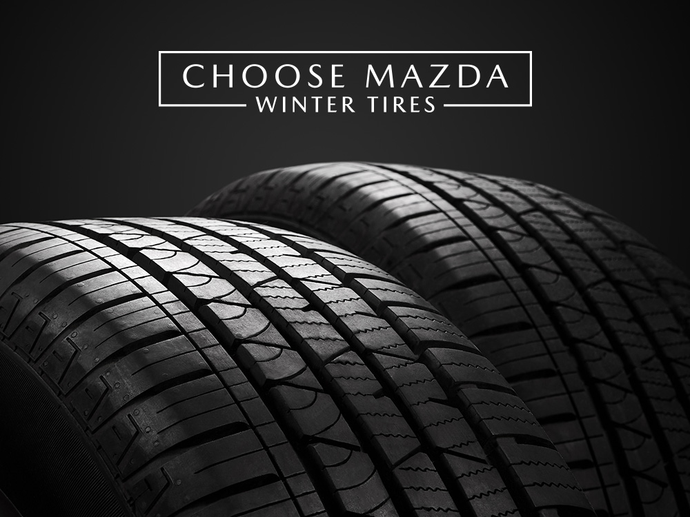 A set of winter tires