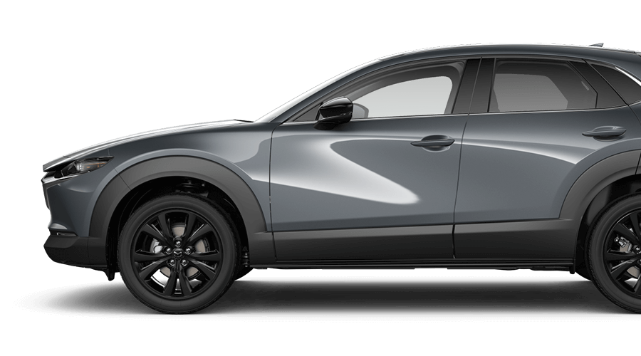 CX-30 driver’s side profile.