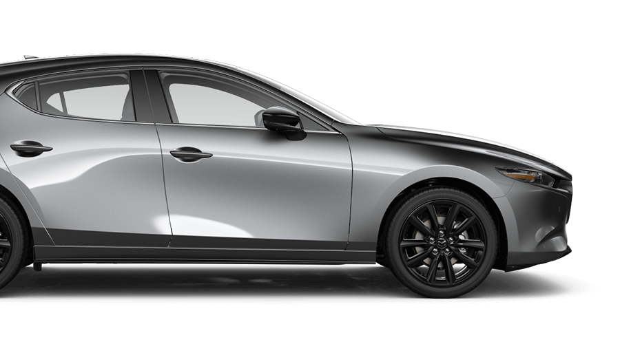 Côté passager d’une Mazda3 Sport.passage