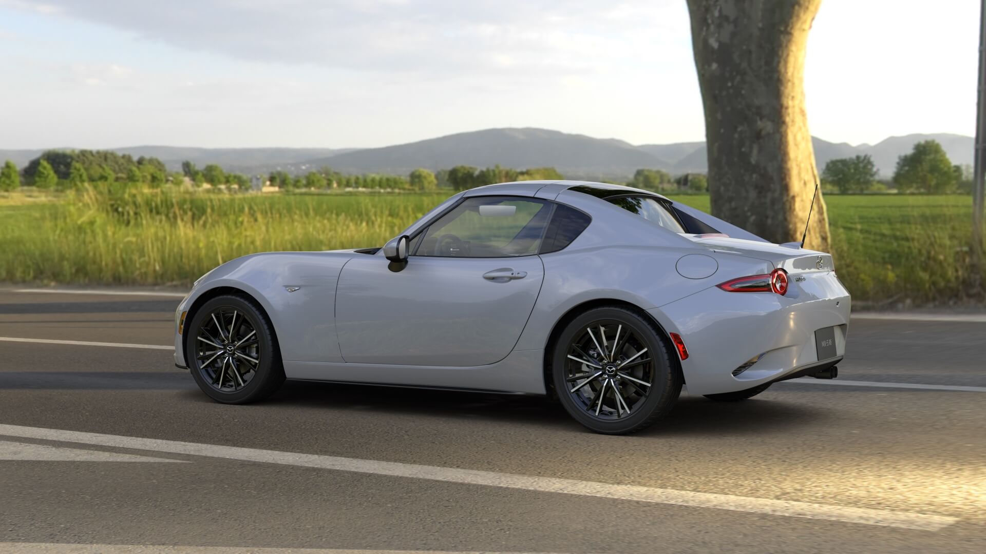 Schone Mazda Roadster Hardtop Ebenbild