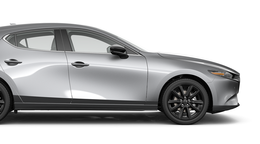 Mazda3 Sport passenger’s side profile.